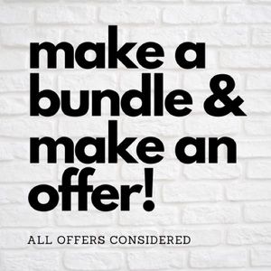 Bundle and save! All offers considered.
